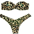 thumbnail image 1 of Women Summer Two-piece Bikini Set Push-up Padded Tube Top Triangle, 1 of 6