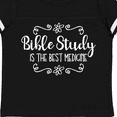 thumbnail image 4 of Inktastic Bible Study Best Medicine WHT Girls Toddler T-Shirt, 4 of 5