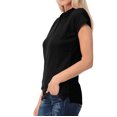 thumbnail image 2 of Basico Women Junior's Short Sleeve Slim Fit  Polo Shirt  100% Cotton, 2 of 3
