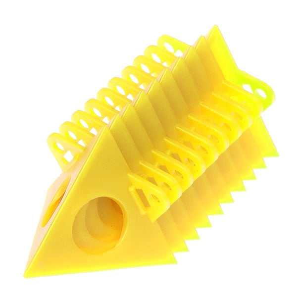 Soporte Triangular De Pintura Para Carpintería 10 Uds almohadillas de pintura triangulares estante de pirámides portátil para carpintería (amarillo) Ehuebsd Libre de BPA