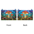 thumbnail image 6 of 89Bloom Mushroom Stained Glass Hologram Ornament, Stained Glass Suncatcher Ornaments Home Decor, Flower Holographic Ornaments, 6 of 6