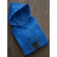 thumbnail image 3 of Funny Cute Spider W Heart Hoodie Toddler -Image by Shutterstock,  5 Toddler, 3 of 4