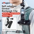 thumbnail image 2 of Support de Sac à Dos Universel à Clip pour GoPro Hero 13/12, DJI Osmo Action, Insta360 & Téléphone Intelligent – Support de Caméra Mains Libres Réglable pour Extérieur, Voyage & Vlogging, 2 of 16