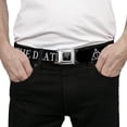 thumbnail image 3 of The Wizarding World of Harry Potter Belt, Seatbelt Buckle Belt, The Deathly Hallows Symbol Black White, Youth 22 to 32 Inches, 3 of 9