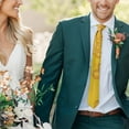 thumbnail image 2 of Boho Watercolor Abstract Men's Tie - 58.3" Wrinkle-Free Satin Necktie for Groomsmen & Prom, Dry Clean Only & Neutral Color Versatility, 2 of 3