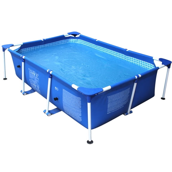 SELIVO Rectangle Swimming Pool Cover Waterproof UV Resistant All-Weather Protection Universal Easy to Install Swimming Pool Protective Cover