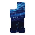 thumbnail image 3 of DistinctInk Custom SKIN / DECAL compatible with OtterBox Commuter for iPhone 11 Pro (5.8" Screen) - Water Bubbles Blue, 3 of 5