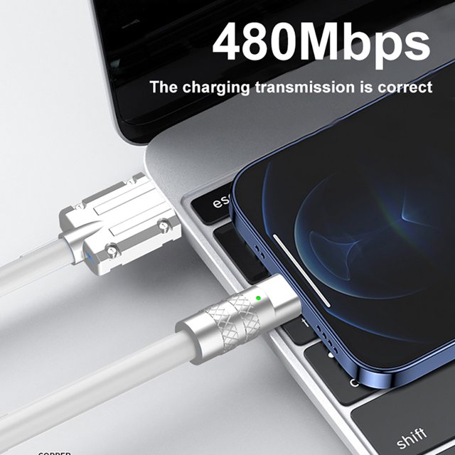 Cable De Carga Cable De Carga 120W 6A Cable de carga OD6.0mm USB Tipo-C Cable de carga Accesorios para interruptor NS