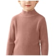thumbnail image 5 of Mnyotv Unisex Kids Knitted Thermal Underwear Sweaters Casual Fall Clothes Long Sleeve Slim Fit Pullover Sweater Size 10-11 Years, 5 of 9