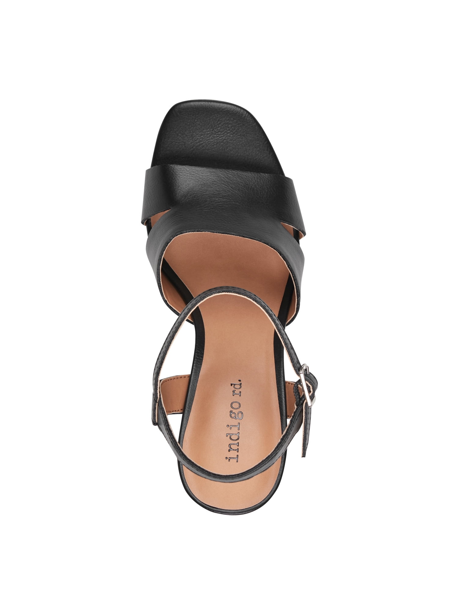 indigo rd Women's Antia Block Heel Sandal with Ankle Strap
