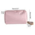 thumbnail image 2 of TIMIFIS Makeup Bag Travel Size Toiletries Mini Cosmetic Bag Portable Carry-on Cosmetic Bag Hand-held Makeup Bag Lip Gloss Storage Bag Travel Small Bag -, 2 of 2
