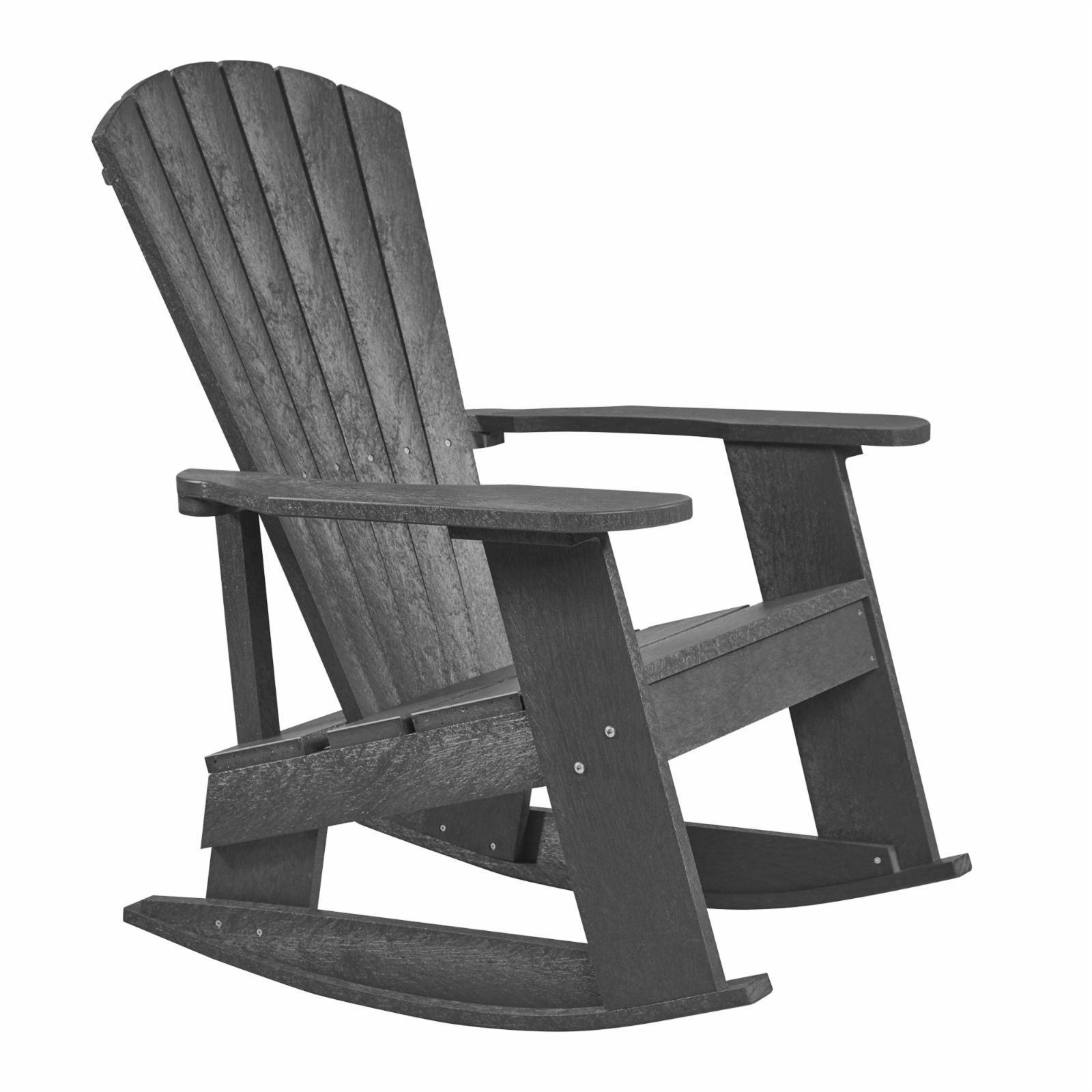HN Outdoor Logan Recycled Plastic Adirondack Rocking Chair - image 2 of 10