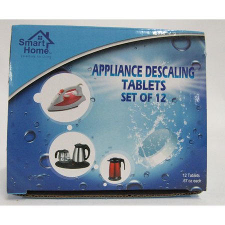 Smart Home Appliance Descaling Tablets, Set of 12 (Best Detergent For Bosch Dishwasher)