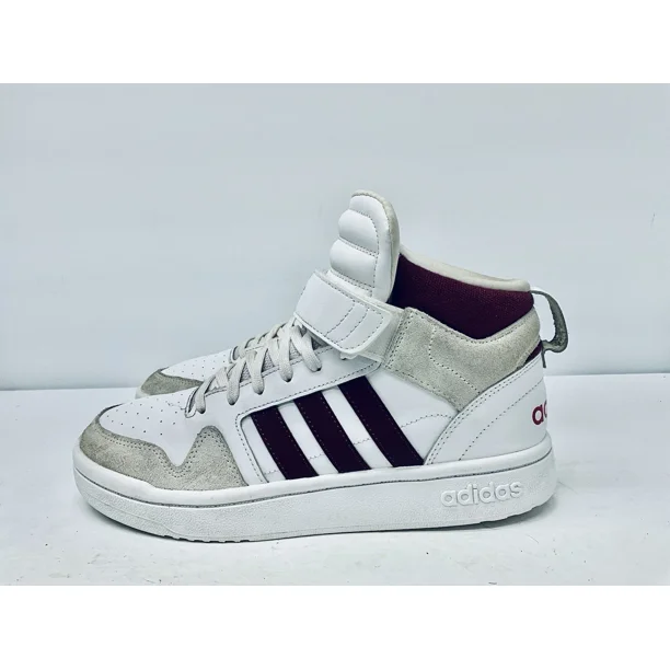 Adi - das Post Move Mid-Top Men's Lifestyle Basketball Shoes White/Burgundy Size 9