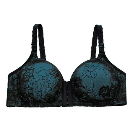 

TANGNADE Womens Lingerie Women s Solid Bra Wire Free Underwear One-Piece Bra Everyday Underwear