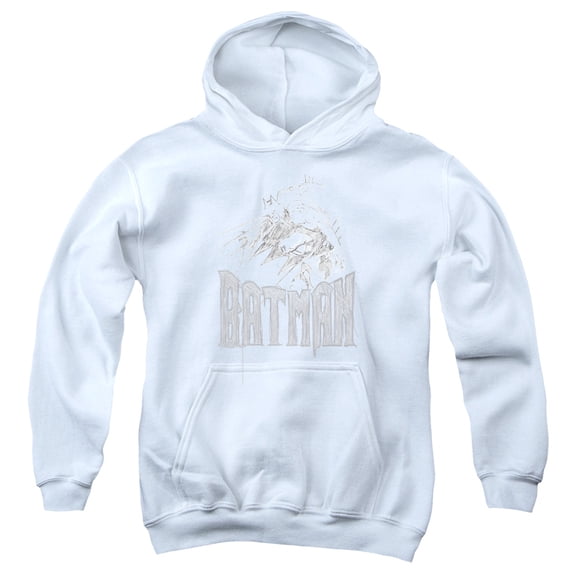 Batman - Knight Sketch - Youth Hooded Sweatshirt - Medium