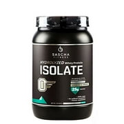 Sascha Fitness Hydrolyzed Whey Protein Isolate (2 Pounds, Cookies & Cream )