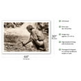 thumbnail image 2 of An Offering at the Nambe Waterfall - Tewa North American Indians - Vintage B&W Historical Photograph by Edward S. Curtis c.1927 - Fine Art Matte Paper Print (Unframed) 30x44in, 2 of 4