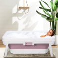 thumbnail image 7 of solautey Portable Bathtub,Foldable Freestanding Bathtub,Shower Stall Tub,Bathroom Folding SPA Bath For Adults, Boys & Girls,Outdoor/Indoor Hot Ice Bath,51 Inch, 7 of 7
