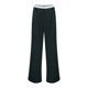 thumbnail image 4 of WILLBEST Pantalones Casuales de Verano para Mujer, con Rayas, Cintura Alta, Patchwork, Bolsillos Colgantes, Pierna Recta, Pantalones de Traje Casuales para Mujer Moderna Chica, 4 of 8