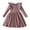 Pink, variant on Utlike Girls Dresses Long Sleeve Ribbed Pattern Knitting Princess Dress Relaxing Fit Sundress For Girl Size 6 Years-7 Years