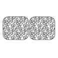 thumbnail image 4 of Picia Hand Drawn Snake 2 Piece Car Windshield Sun Shade Foldable | Foldable Sun Shield for Front Window Blocks UV Rays and Keeps Your Vehicle Cool-Medium, 4 of 7
