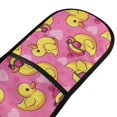 thumbnail image 2 of Dailycode Double Sided Oven Mitt with Loop Heat Resistant Kitchen Long Potholders 7" x 35" Duck with Sunglasses, 2 of 6