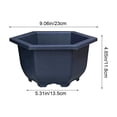thumbnail image 3 of Tauxra Lazy Self Watering Spherical Plastic Flowerpot For Desktop Home Office Decor, 3 of 6