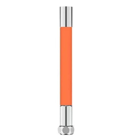 TOP-MAX 360° Free Bending Faucet Extender Universal Foaming Extension Tube for Shower Orange