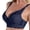 Blue, variant on Vrotazzy Womens Thin Cup Large Size Lace Bra Adjustable Comfortable Underwear