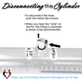 thumbnail image 4 of LeLuv Vibrating Buddy Penis Pump | Blue Maxi Handle + Protected Gauge | Double-Ended 22 inch Length x 2.0 inch Diameter Cylinder, 4 of 8