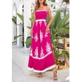 thumbnail image 3 of Vestido PRETTYGARDEN de verano con tirantes finos y estampado floral XXL, 3 of 8