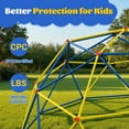 thumbnail image 3 of SESSLIFE 9.75ft Outdoor Play Dome, Upgraded Geometric Climbing Dome for 3-8 Years Girls Boys, Multi-colored Jungle Gyms and Climbers, Rust Resistant Steel Frame, Weight Capability 400lbs, 3 of 9