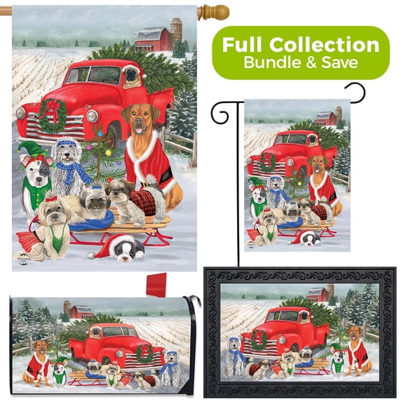 Briarwood Lane Holiday Dogs Christmas Design Collection