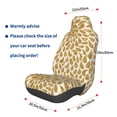 thumbnail image 3 of Yiaed Gold Drops Print Car Seat Covers,Universal Auto Seats Protector Fits for Car,SUV Sedan,Truck,Automotive Seat Covers & Accessories, 3 of 5