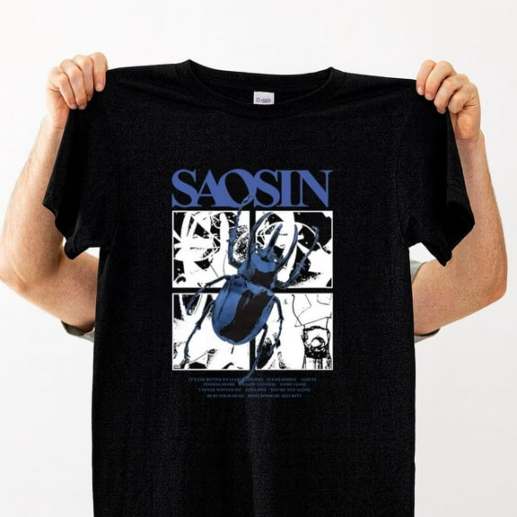 Rock Band Saosin Retro Tracklist Concert Music Fan Unisex T-Shirt