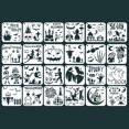 thumbnail image 3 of Juego de 24 plantillas para manualidades de plantilla de Halloween para Zulema Plantillas de Halloween, 3 of 7