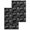 Black Grey, variant on Spring Floral Kitchen Dish Towels for Drying Dishes Set of 3, Grey Dandelion Plants Pastoral Flower Botanical Waffle Weave Microfiber Hand Tea Bathroom Towels Quick Dry & Absorbent Towel 15.7x23.6