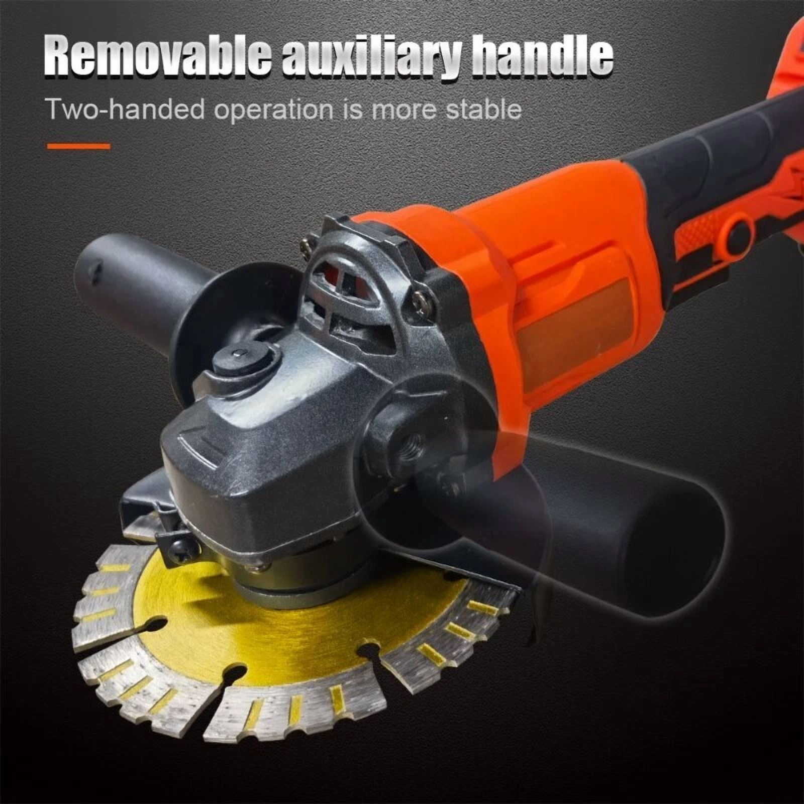 Cordless Brushless Electric Angle Grinder 125MM 3 Gears Cutting Tool For Makita