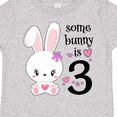thumbnail image 4 of Inktastic Somebunny is Three-third Birthday Bunny Boys or Girls Toddler T-Shirt, 4 of 5