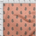 thumbnail image 2 of oneOone Organic Cotton Poplin Twill Fabric Paisley Block Printed Fabric 1 Yard 42 Inch Wide, 2 of 4
