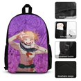 thumbnail image 3 of Himiko Toga 3 Pcs Backpack Set With Lunch Bag And Pencil Case Casual Bookbag Lunch Box Pencil Box, 3 of 6