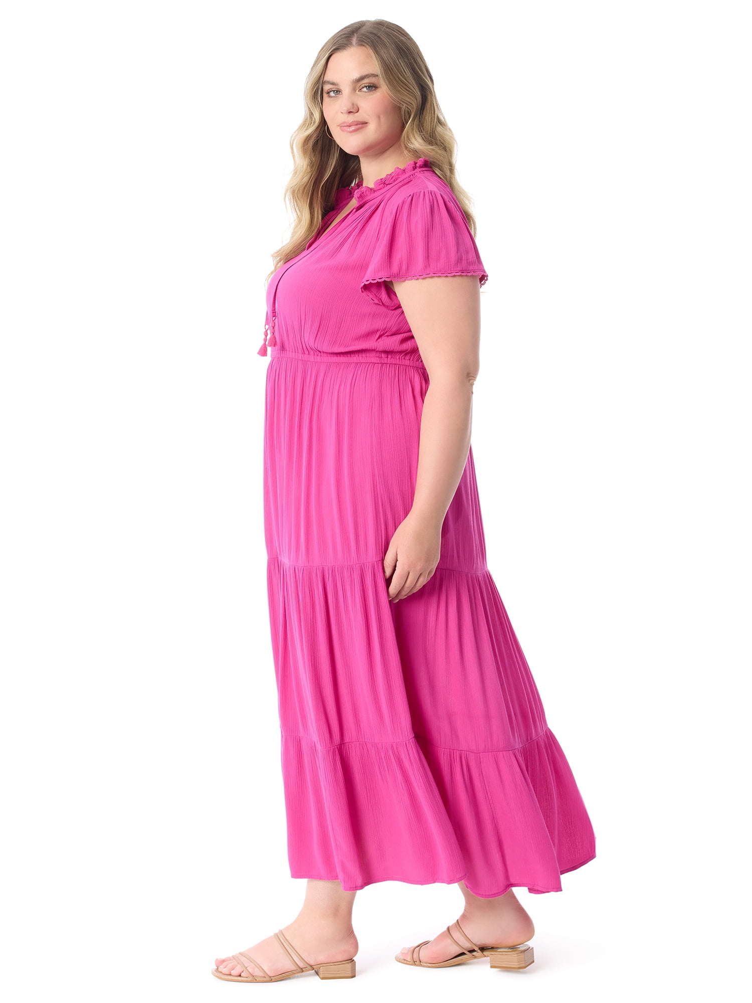 Jessica Simpson Women's and Women's Plus Lexie Maxi Dress, Sizes XS-5X
