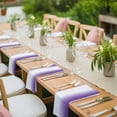 thumbnail image 3 of Purple White Ombre Cloth Napkins, Modern Abstract Art Farmhouse Gradient Washable and Reusable Dinner Napkins Set of 6, Table Napkin for Kitchen Party Birthday Wedding Hotel Housewarming 20"x20", 3 of 8