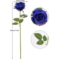 thumbnail image 2 of Artificial Rose Flower Blush Flowers Pink Roses Silk Flowers pcs with Long Stem Silk Roses Bouquet for Wedding Bridal Shower Party Home Decoration, 2 of 5