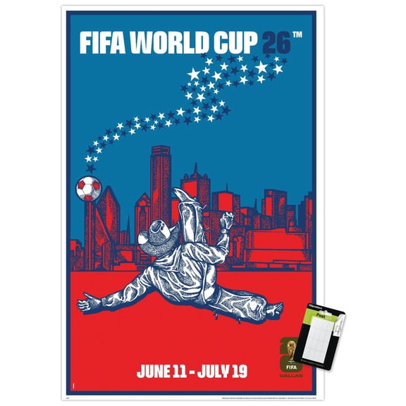 FIFA World Cup 2026 - Dallas Wall Poster, 22.375" x 34"