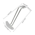thumbnail image 2 of Classic Hydraulic Barber Chair Foot Rest Ergonomic Adjustable Salon Equipment, 2 of 12