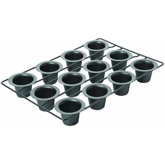 MY 26121 Professional 12-Cup Non-Stick Mini-Popover Pan, 16-Inch-by-10.75-Inch