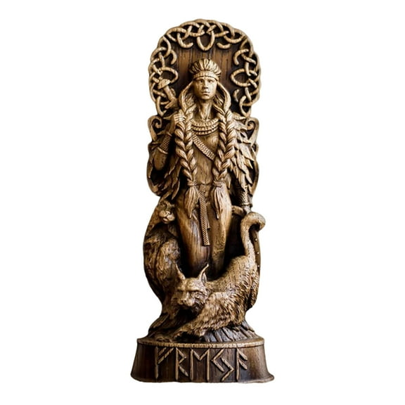 Resins Vikinges Mythology Miniature Figurines Norses God Statue Table Centrepieces Thors/Loki/Freyja Decorative Statue