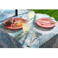 thumbnail image 5 of DII Blue Watercolor Paisley Print Outdoor Tablecloth With Zipper 52 Round, 5 of 11